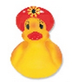 Temperature Red Bonnet Lady Rubber Duck